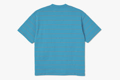 CHECKERED SURF TEE - Turquoise SU22