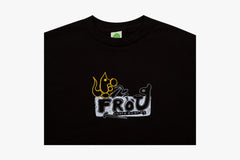 CHIPMUNK LOGO TEE - Black