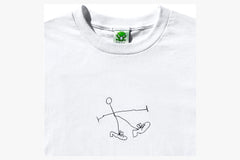 CRAZED PAINTER TEE - White