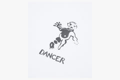 DANCER OG TEE  - White w/ Reflective Logo D4