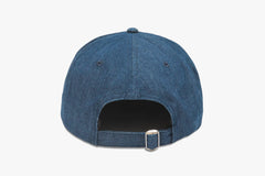 DENIM POP ART CAP - Dark Denim FW22