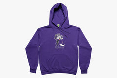 DOG WALKER HOODIE - Purple