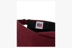 EMBROIDED TRIPLE LOGO CAP  - Burgandy D4