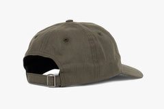 EMBROIDED TRIPLE LOGO CAP  - Dusty Olive D4