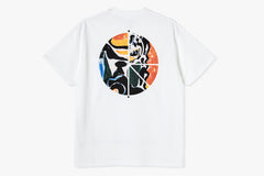 FACESCAPE FILL LOGO TEE - White