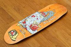 GRIMPLE STIX GERWER GRIMPLES AT WORK ORANGE DECK - 9.125" x 32" Egg Shape SU21