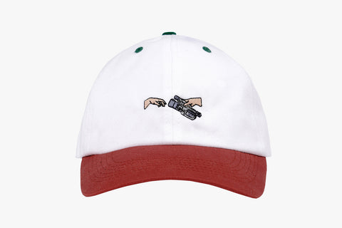 GOD'S PLAN DAD HAT - White