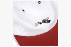 GOD'S PLAN DAD HAT - White