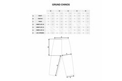 GRUND CHINOS - Purple Black WIN21