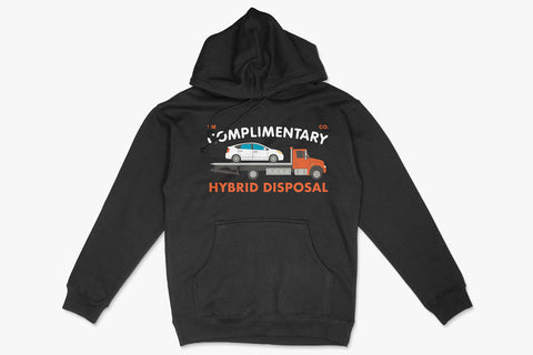 HYBRID HOODIE - Black