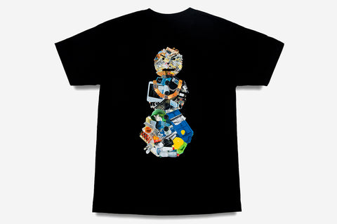 JUNKYARD SNACKMAN TEE - Black