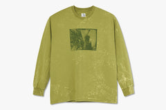 LEAVES AND WINDOW LONGSLEEVE - Pea Green SP22