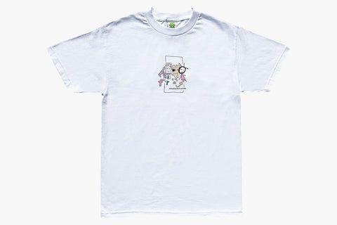 LONG DAY LOGO TEE - White
