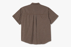 MITCHELL FLANNEL SHIRT - Brown/Blue WIN22