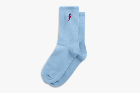 NO COMPLY SOCKS - Blue/Cherry SU22