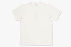 OG LOGO TEE  - Off White w/ Red D5