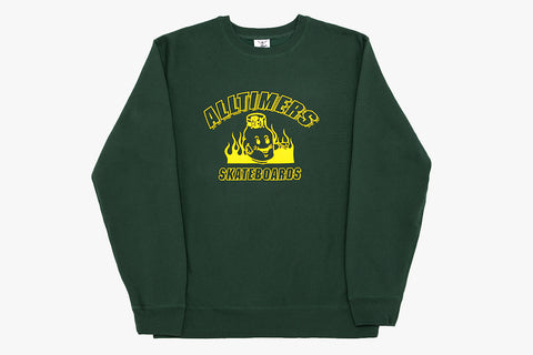 PROPANE WAYNE HEAVYWEIGHT CREW - Alpine Green