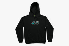 SPLAT LOGO HOODIE - Black