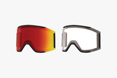 SQUAD MAG BLACK - CP Photochromic Red Mirror / Clear