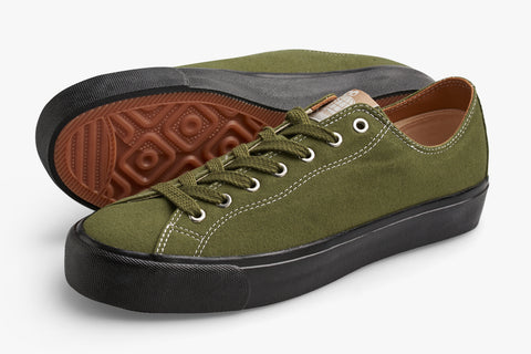 VM003 CANVAS LO - Leaf Green/Black D9