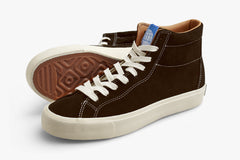 VM003 SUEDE HI - Choc Brown/White D8