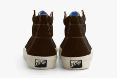 VM003 SUEDE HI - Choc Brown/White D8