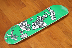 NICK BOSERIO / CASH IS QUEEN GREEN - 7.875" x 31.625"