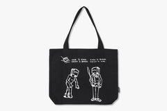 CASH IS QUEEN TOTE BAG - Black
