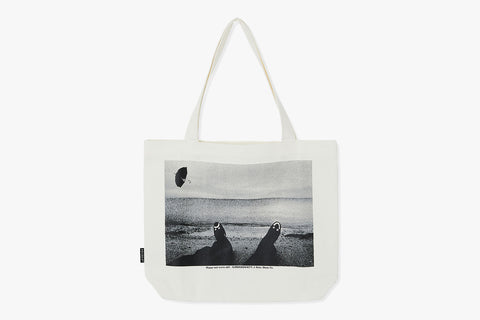 HAPPY SAD TOTE BAG - Ecru