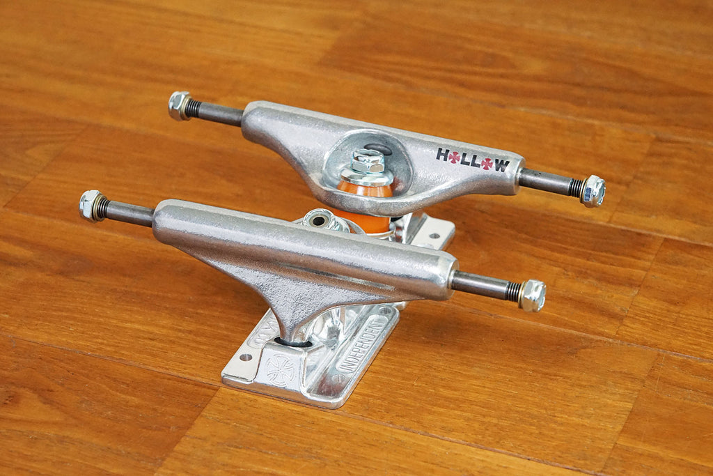 129 STAGE 11 FORGED HOLLOW SILVER TRUCKS