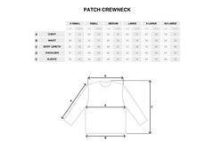 PATCH CREWNECK - Sport Grey