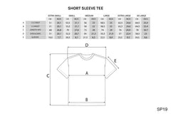 STRIPE LOGO TEE - Red